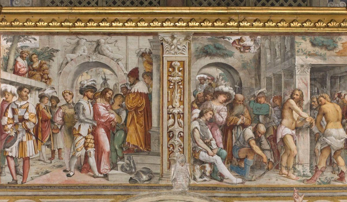 Il Romanino-169-le due scene delle Storie della Passione realizzare per il Duomo di Cremona